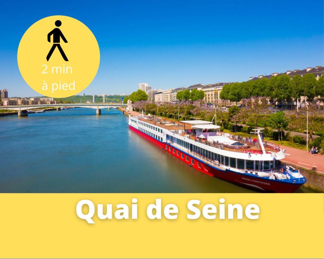 4 People+Free Street Parking+Cosy Centre Ville Apartment Rouen Bagian luar foto